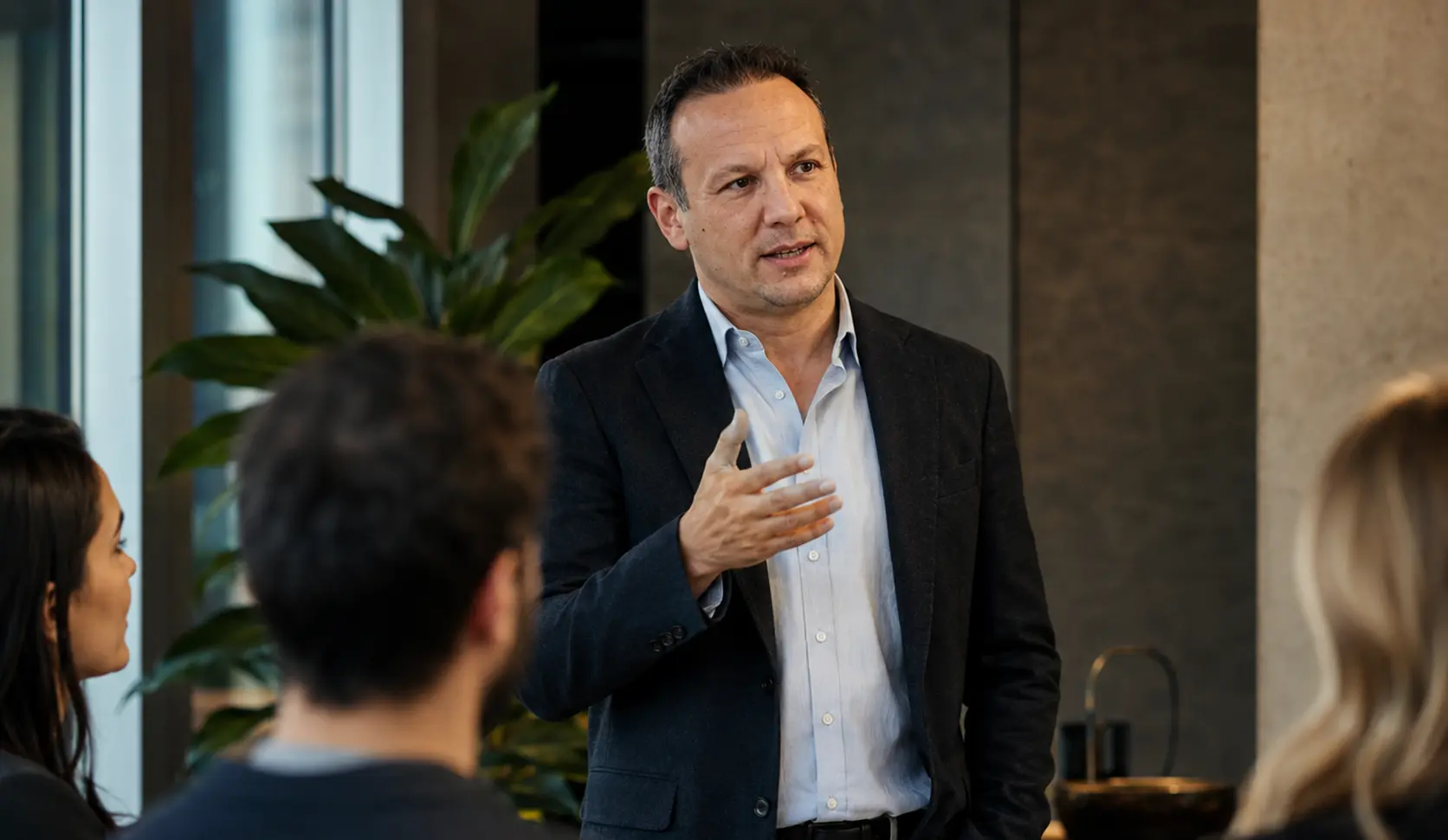 Mehmet Başaran in an executive advisory setting